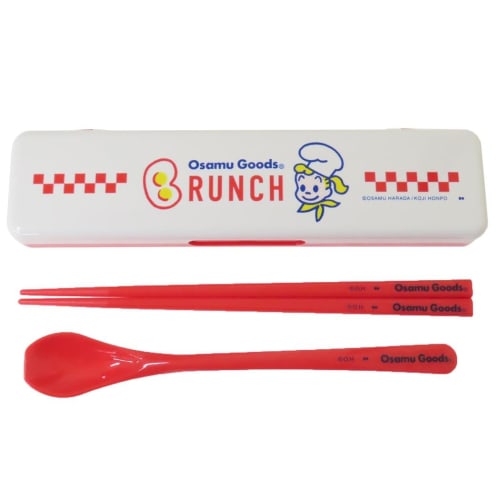 

OSAMU GOODS Chopsticks & Spoon Set BRUNCH Size: Approx. W20.5 D5.2 H2.3 OGA-1200