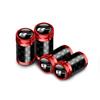 MPSGW1 Car Accessories Carbon Fiber Wheel Tire Valve Caps Stem Case for Volkswagen Golf Tiguan Jetta GTI Bora VW R Polo Passat Rline