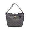 Used GG Denim Shoulder Bag 92732 Denim Leather Black Used Women