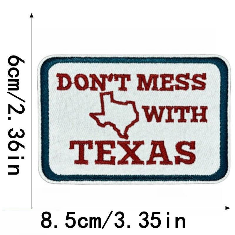 Liteon English Letter Embroidery Cloth Label for Hats, Bags, and Clothing Decoration