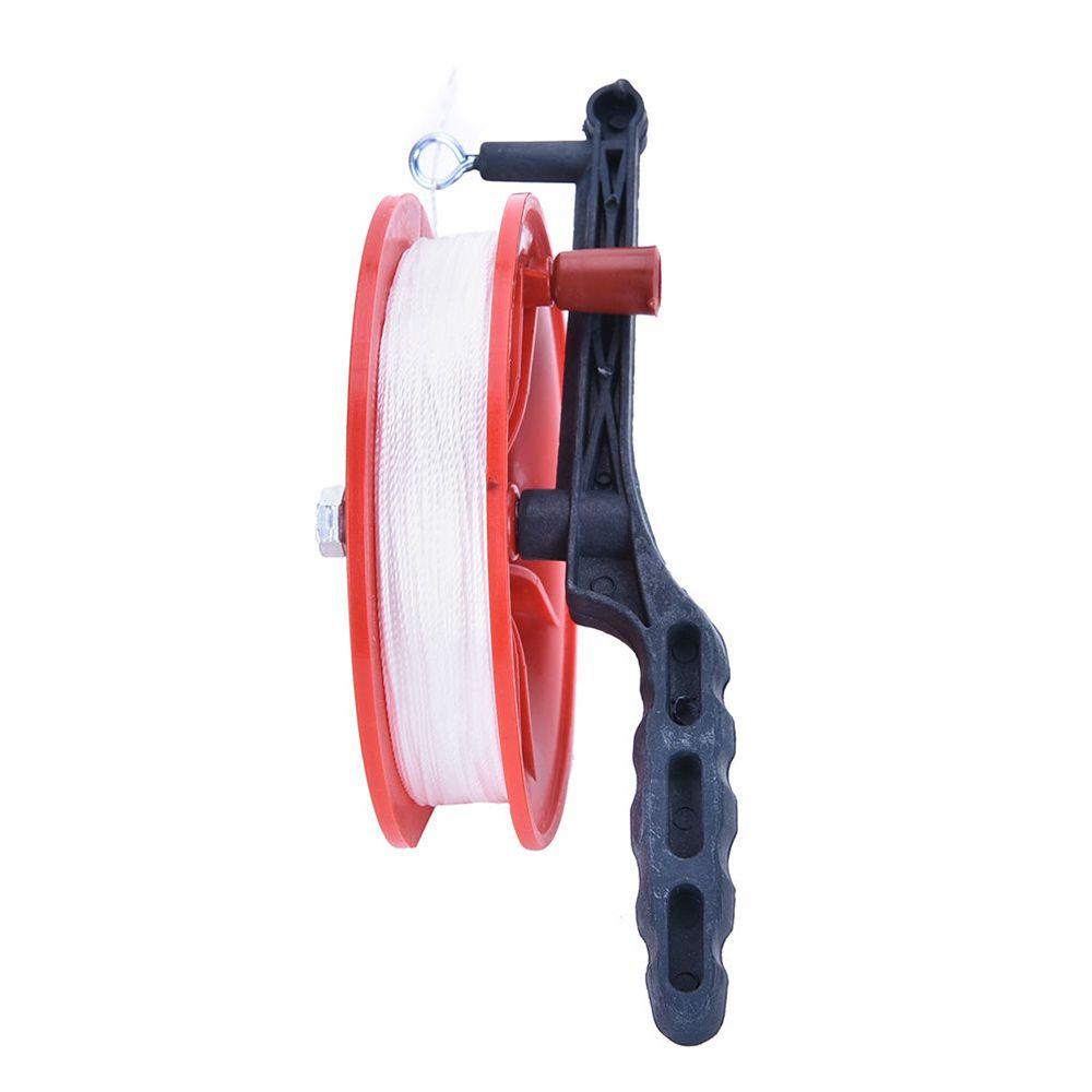 Flying Diameter 12cm Line Handle Twisted Red 100M Kite String Wheel Winder