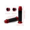 JWOPR Motorcycle Handlebar Cover High Quality Aluminum Alloy Handlebar Rubber Cover for Motorcycle Modification