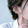European C-Shaped Geometric No-Piercing Ear Clips for Women