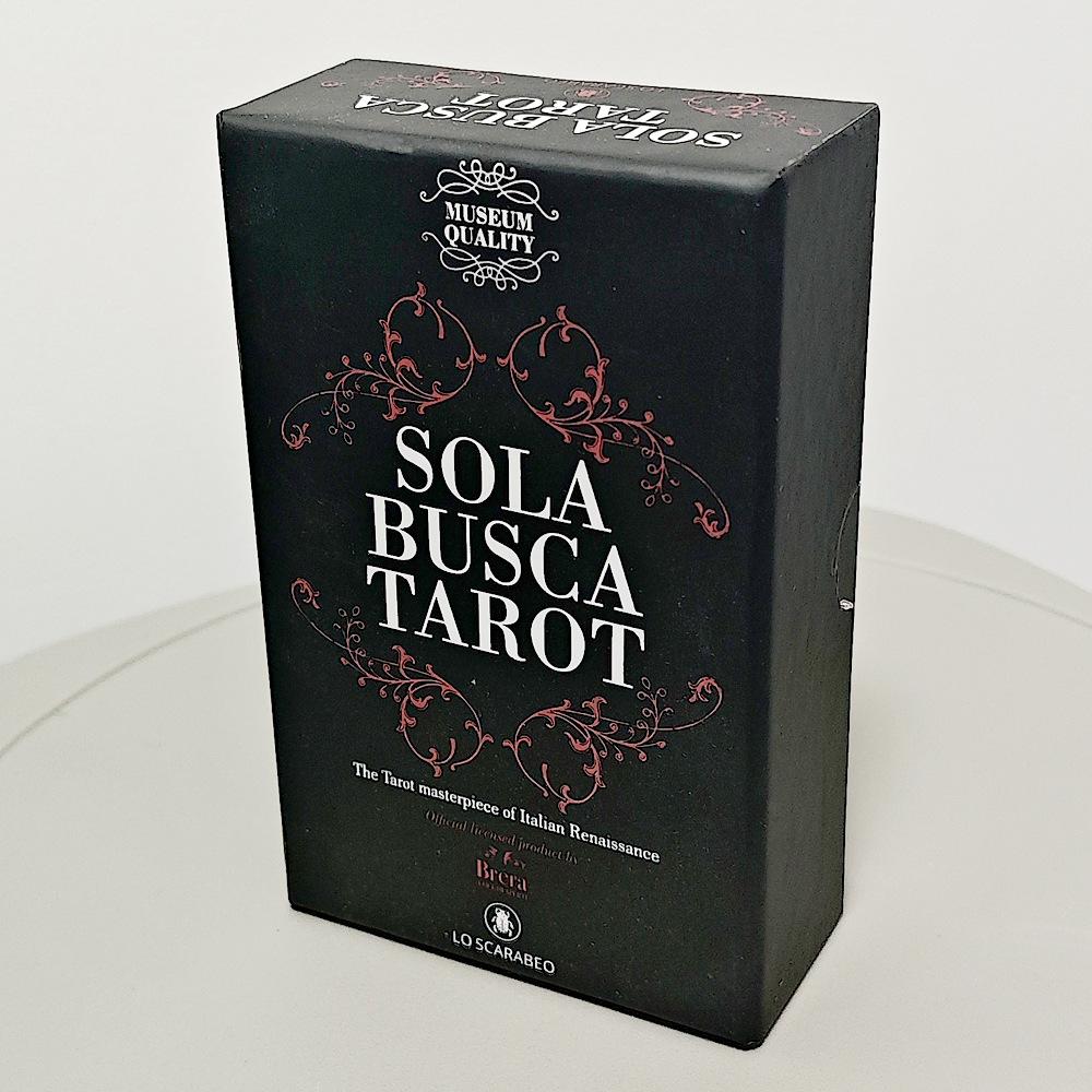Таро-колода Sola Busca 12x7см 78 шт. Винтажные карты Развлечения Игральная карта Настольная игра