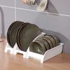 Kitchen Supplies Dish Drying Holders Organizer Upright Draining Dish Racks Organizer Plate Storage Holders For Kitchen Storage