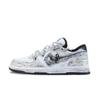 Nike Big Bai Chuan Flame Shadow Slip Resistant Abrasion Resistant Low Top Skateboard Shoes Men's Black Gold 355152-107(Team836-)