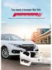 Compatible with 2016-2018 Honda Civic Front and Rear Bumpers.
