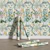 Vintage Floral Peel and Stick Wallpaper Bouquet Floral White Self Adhesive Wallpaper for Bedroom Furniture Paper Removable