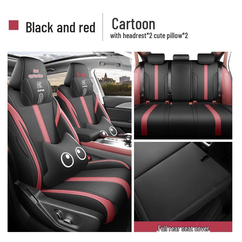 Hongqi H5 Universal Full Leather Car Seat Cushion for All Seasons, New Model, Five-Seat Compatible