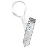 [Xiang Ru] Plain Necktie, Approx. 5cm Wide, Men's & Women's, Sequined, Sparkling, Party, Stage Performance, Stylish Gift, Magic Trick, Silver
