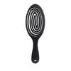 Professional Curved Hairbrush for Wet or Dry Hair Ergonomic Black