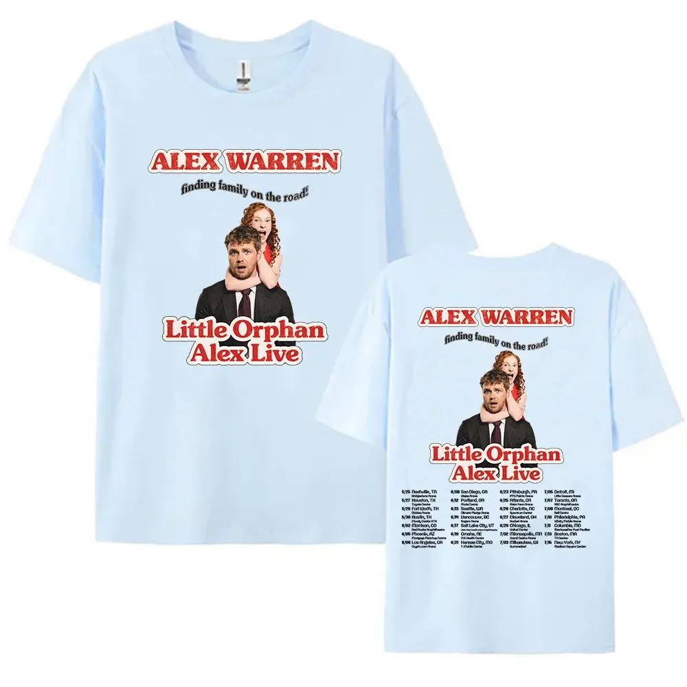 Little Orphan Alex Live Tshirt Alex Warren Finding Family On The Road Tshirt Short Sleeve Cotton Loose Female T Shirt Print Tee