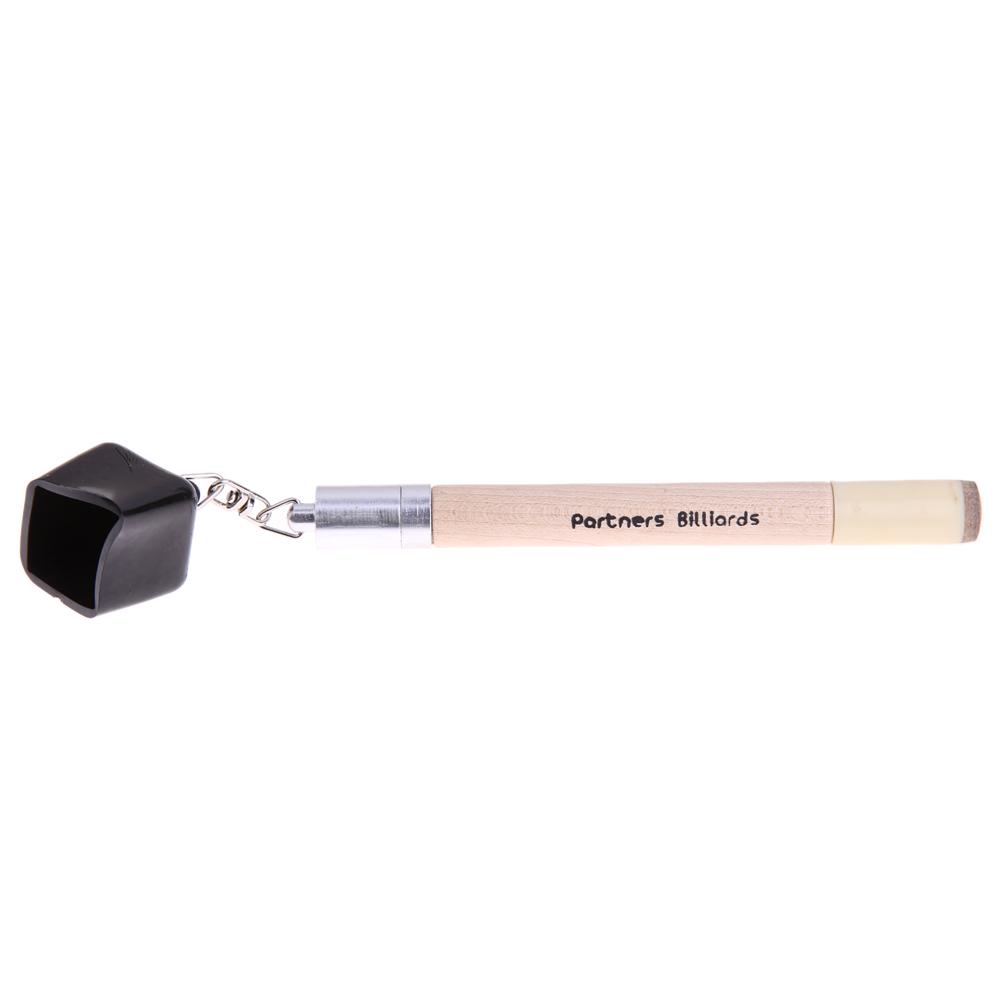 2-in-1 Billiard Chalk Holder Pricker Handheld Chalk Cover and Cue End Pricker Portable Practical Gadgets Cue Accessories