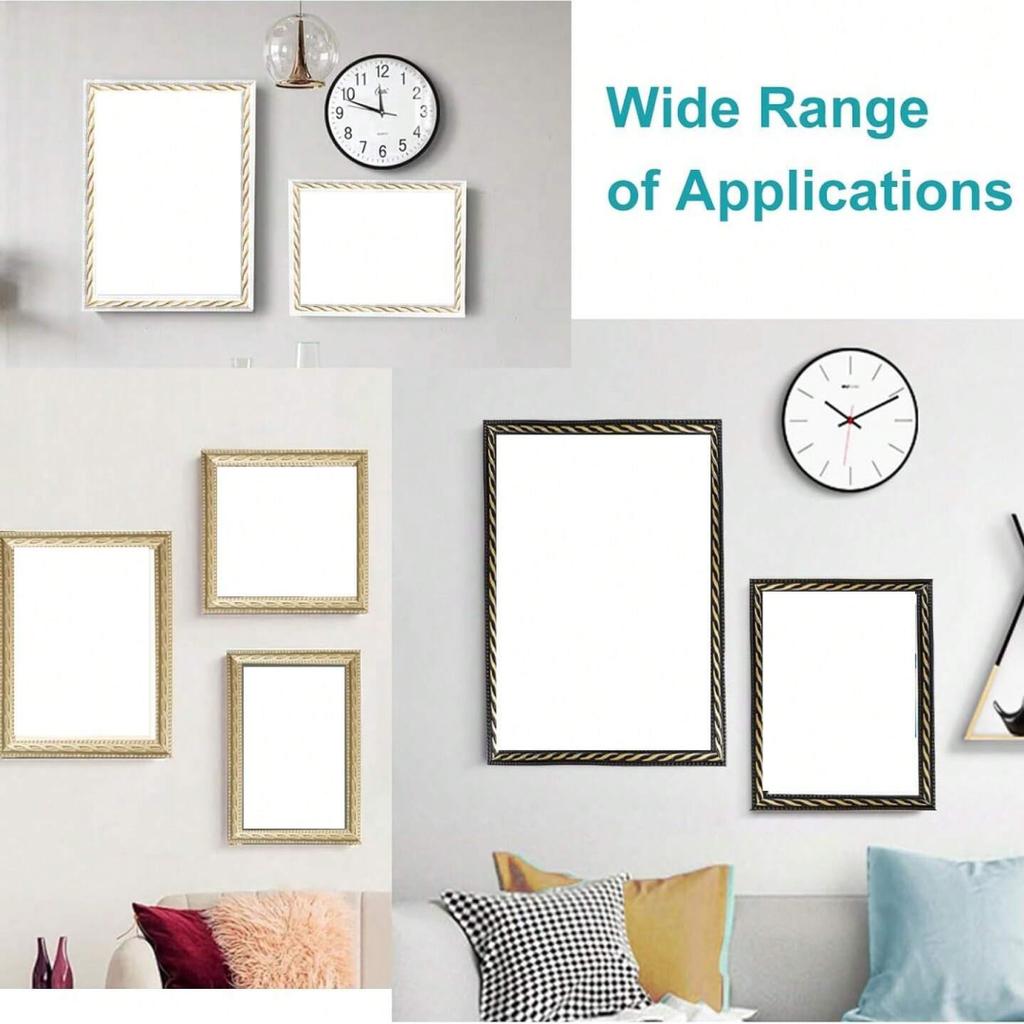 1PC 1m/39.37inch PVC Self-adhesive Line Trim Width Door Windows Ceiling Trim Edge Photo Frame Dressing Mirror Frame Decor Edge S
