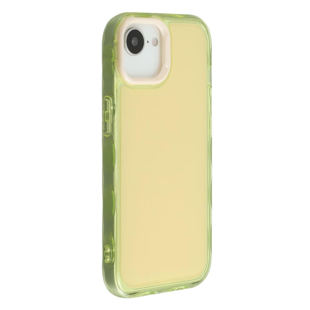 For iPhone 16e Case Inner Wave Pattern TPU+Acrylic Phone Cover