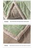 AB Version Milk Velvet Multifunctional Winter Shawl and Blanket - Thick, Warm, Double-Sided Velvet