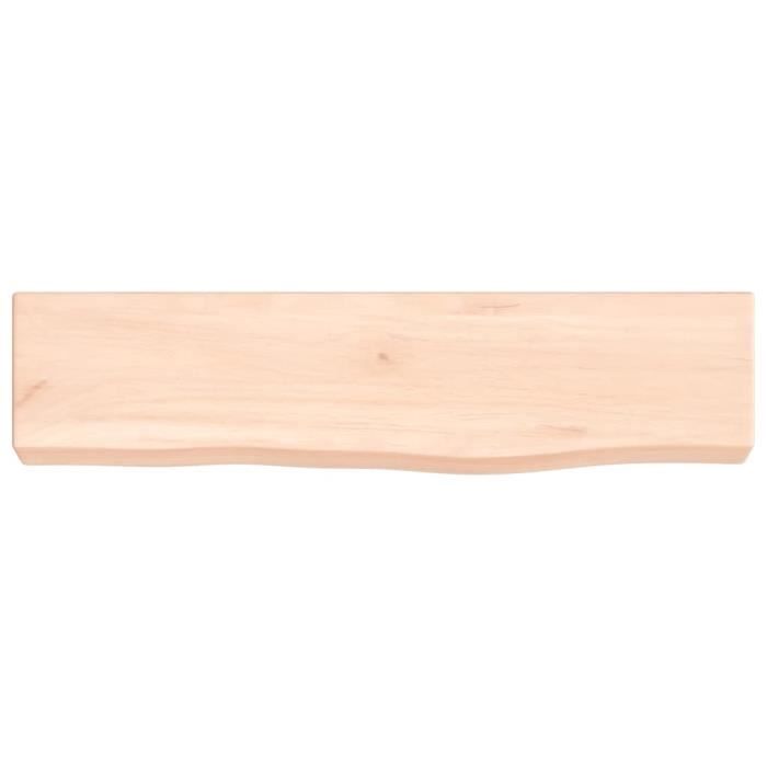 VidaXL Wall Shelf 40x10x4 Cm Solid Untreated Oak Wood 363501