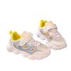 Bright children's single mesh shoes 2025 summer new boys' sports shoes mesh breathable girls hollow casual shoes