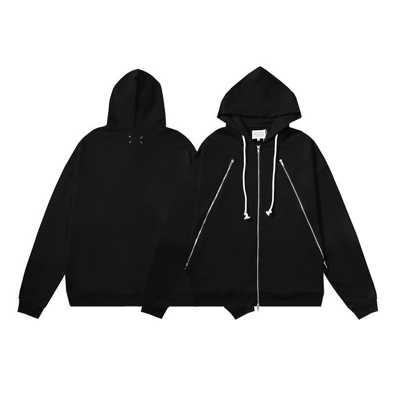 Maison Margiela MM6 Unisex Terry Zip-Up Hoodie Cardigan