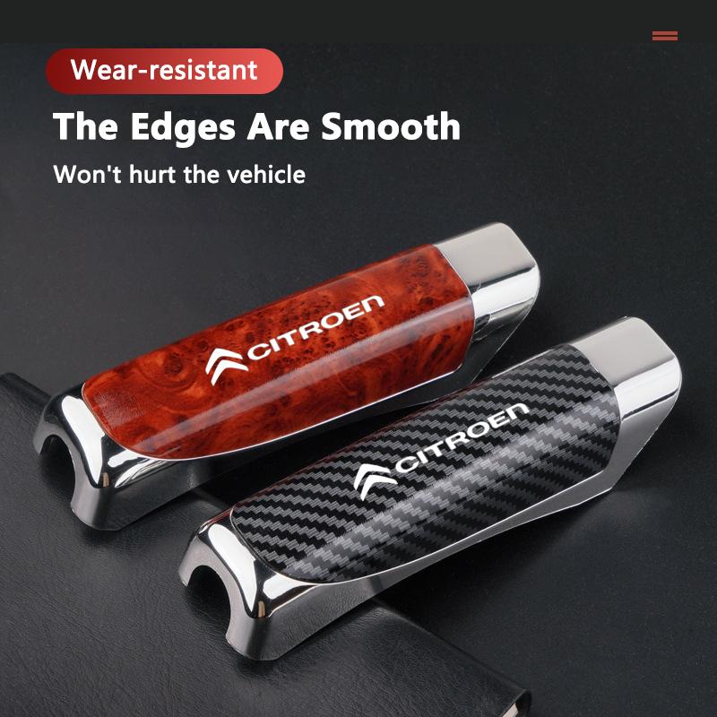 Car Hand Brake Carbon Parking Brake Handbrake Grips Protection Cover For Citroen C1 C2 C3 Vts C4 Saxo C4L C5 C6 C8 Xsara Picasso