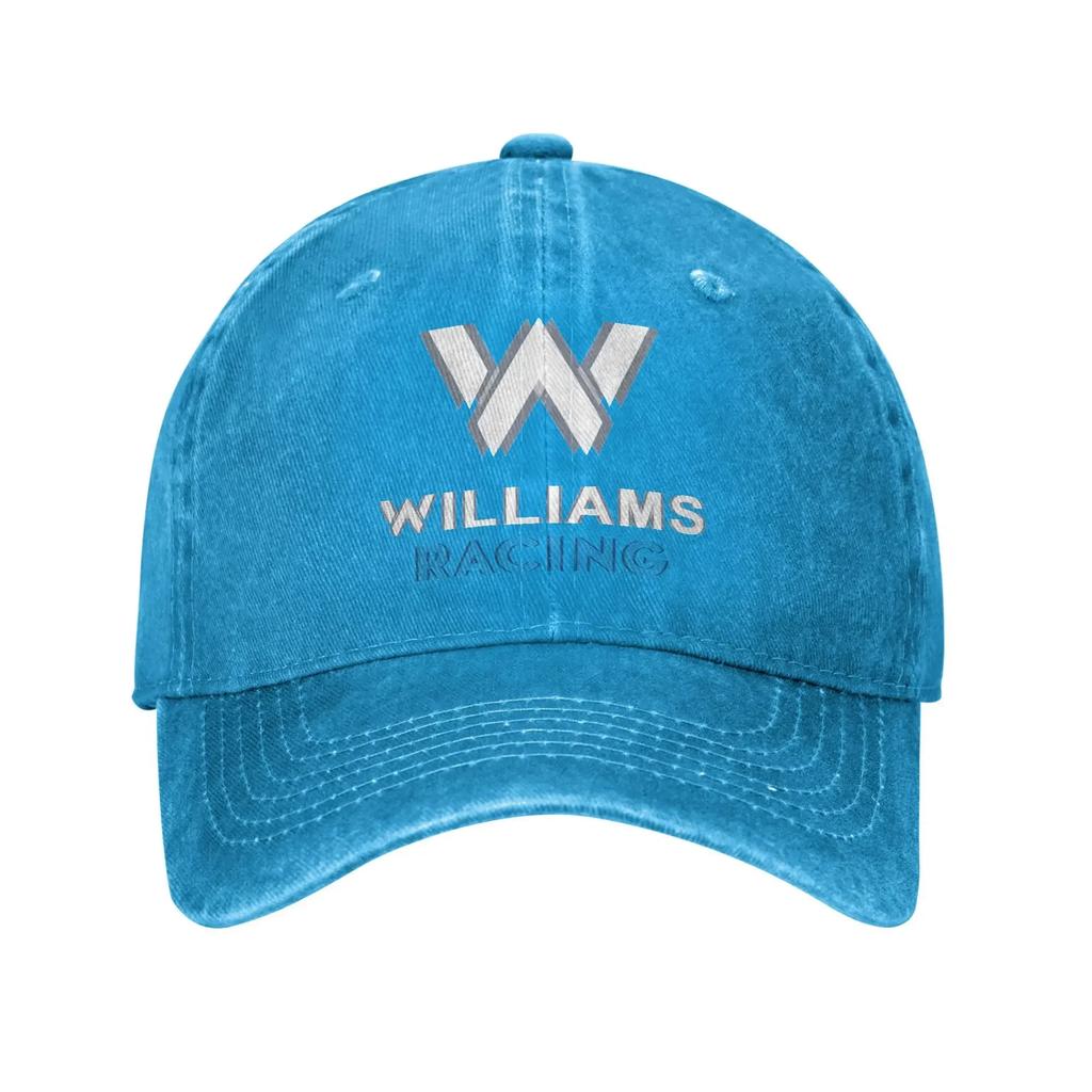 Williamsd Racing Team Baseballkappe Used-Look Baumwolle Autorennen Kopfbedeckung für Männer Frauen Outdoor Sommer Unstrukturiert Weiche Kappen Mütze