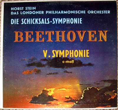LP-plate BEETHOVEN HORST STEIN DAS LONDONE V. Symfoni c-moll Skjebne-CL569 SOMERSET Tyskland Klassisk Brukt