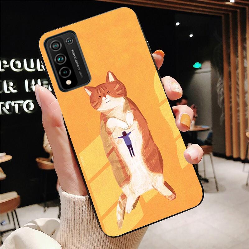 Cartoon Katzen Katze Handyhülle für Huawei Honor 50 10X Lite 20 7A 7C 8X 9X Pro 9A 8A 8S 9S 10i 20S 20lite 7X 10 lite