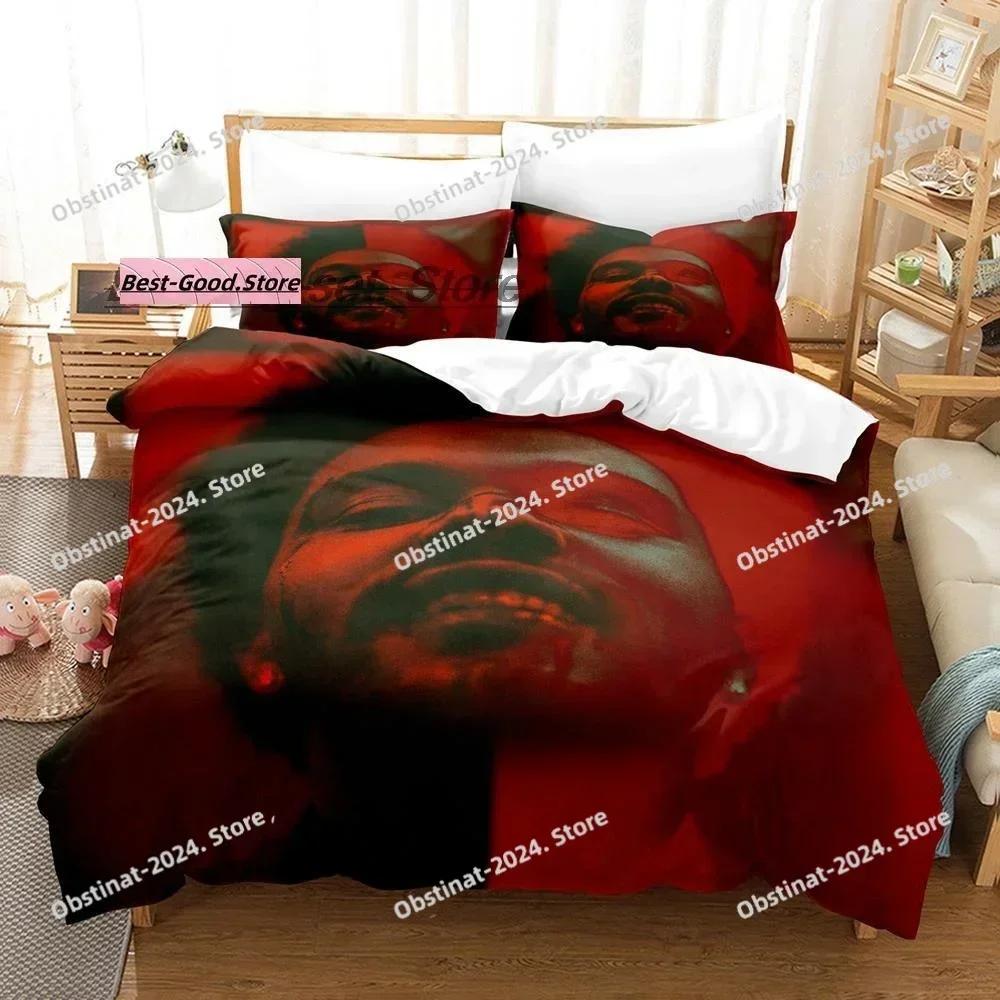 New XO The Weeknd Bedding Set Single Twin Full Queen King Size Bed Set Aldult Kid Bedroom Duvetcover Sets 3D Print Bed Sheet Set