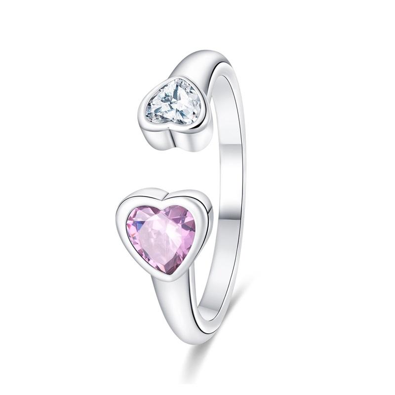 925 Silver Women Rings Sparking Zircon Sunflower Star Moon Open Ring For Engagement Jewelry Anniversary Gifts