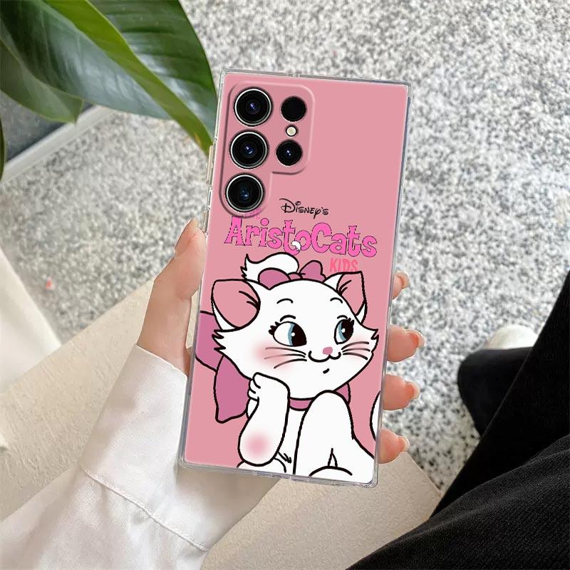 Disney Stitch Mickey Donald Duck Transparent Case For Samsung Galaxy S26 S25 Ultra S24 S22 S26 Plus S20 S23 S21 S25 FE 5G Cover