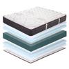 Matelas 160x200 cm, Goldplus, 24cm, mousse mémoire de forme, ergonomique, indépendance du couchage, face été/hiver
