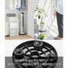 Yamazaki Thin Dolly Round S Black W26xD26xH3.2cm Tower 10698