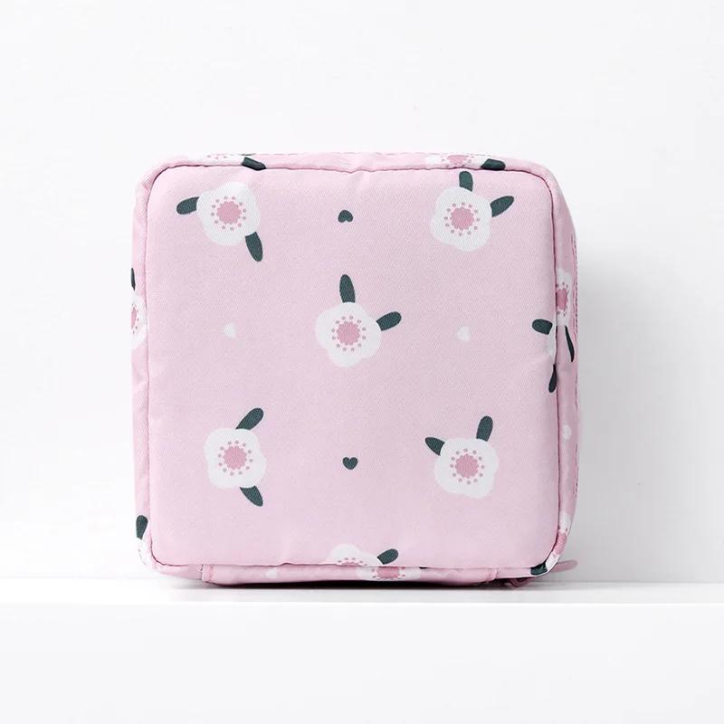 Borsa per Custodia Salvasanitari e Tamponi da Donna Pochette Trucco Carine con Zip Organizer da Donna per Cosmetici, Rossetto, Chiavi, Auricolari, Cavi Dati