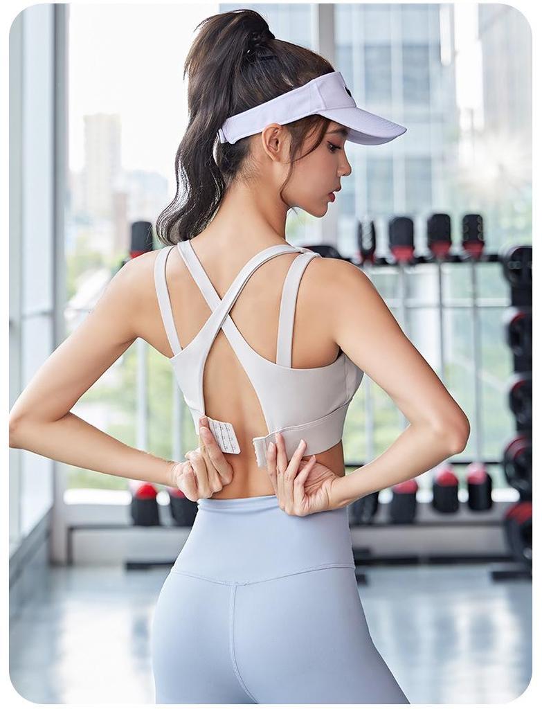 Juyitang Kadın Şok Emici Nude Yoga Takımı - Sütyensiz, Düşmeye Karşı Fitness Giyim