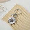 2025 Sunflower-Shaped Metal Keychain