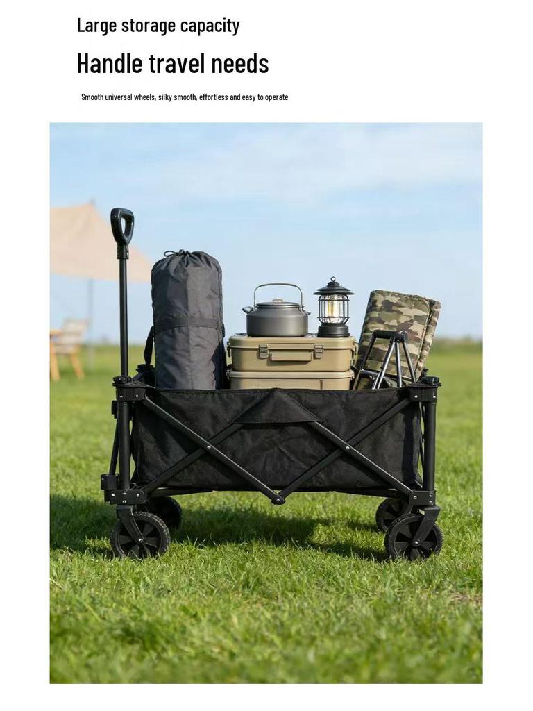 Portable Foldable Handcart for Outdoor Camping & Travel