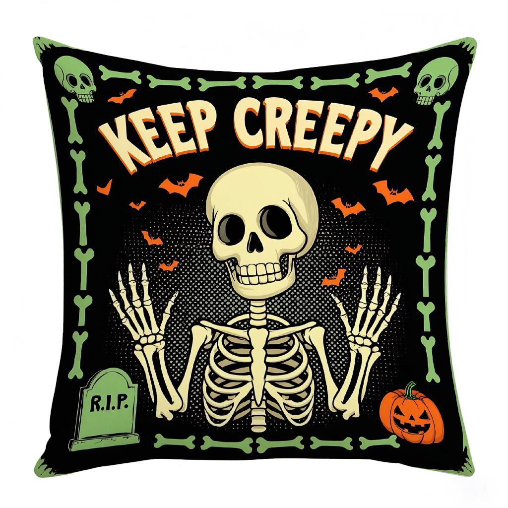 New Halloween Pillowcase Combination Sofa with Pillowcase Pillowcase Car Waist with Company Gift