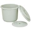 TONBO Shinki Gosei Pickle Container with Lid, Type 10, Gray, Diameter 30cm x Height 24cm, Made in Japan