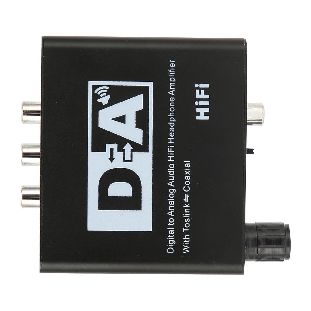 Digital to Analog Converter HD AC Digital to Analog L R RCA Converter with Volume Control for HDTV