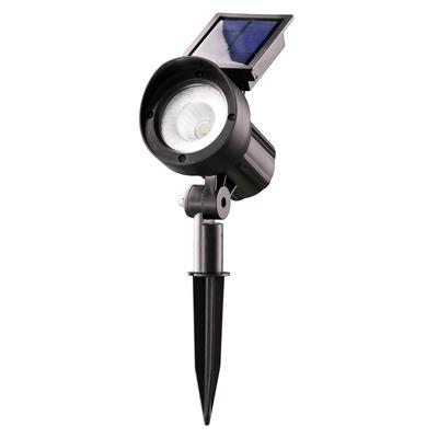 DAIS LED Solar Garden Light Set of Solar Outdoor Warm White LED Pathway Light with Auto Suitable for Parking and Black SD-19013C, 2, Spotlights,