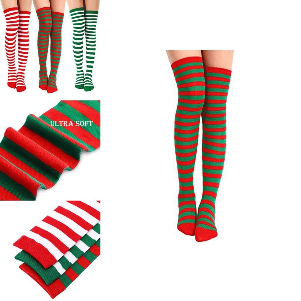 Colourful Polyester-spandex Knee Socks For Kids Women