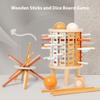 Wooden Musical Instruments Set Board Game Colorful Wooden Sticks and Dice Interesting Interactive