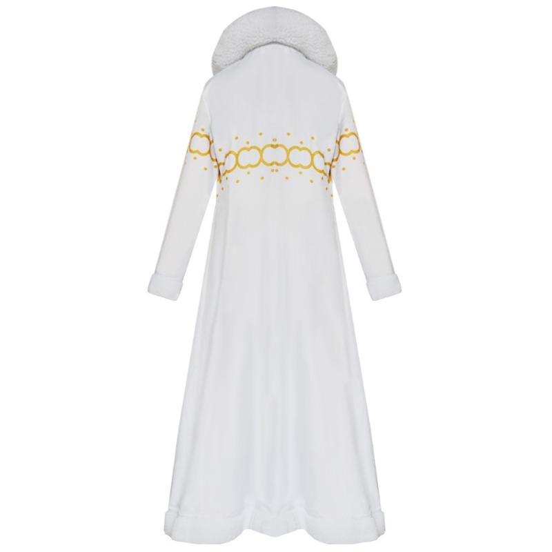 ONE PIECE Robin Cosplay Kostüm Pelzkragen Jacke One Piece Nicole Robin Cosplay Kostüm Halloween