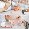 40pcs Felting Wool Roving - Core Wool Roving Bulk Spinning DIY Craft Mix Color Needlework Craft 3g/Color
