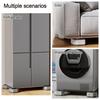 4pcs Set Anti Slip Washer and Dryer Pedestals Height Extenders Noise Cancelling Washing Machine Foot Pads Stable Moisture-proof