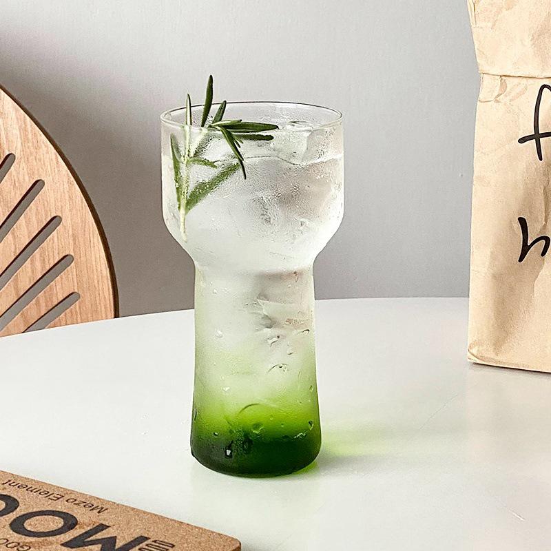 Iced Americano High Borosilicate Glass Cup for Cold Brew and Sparkling Water