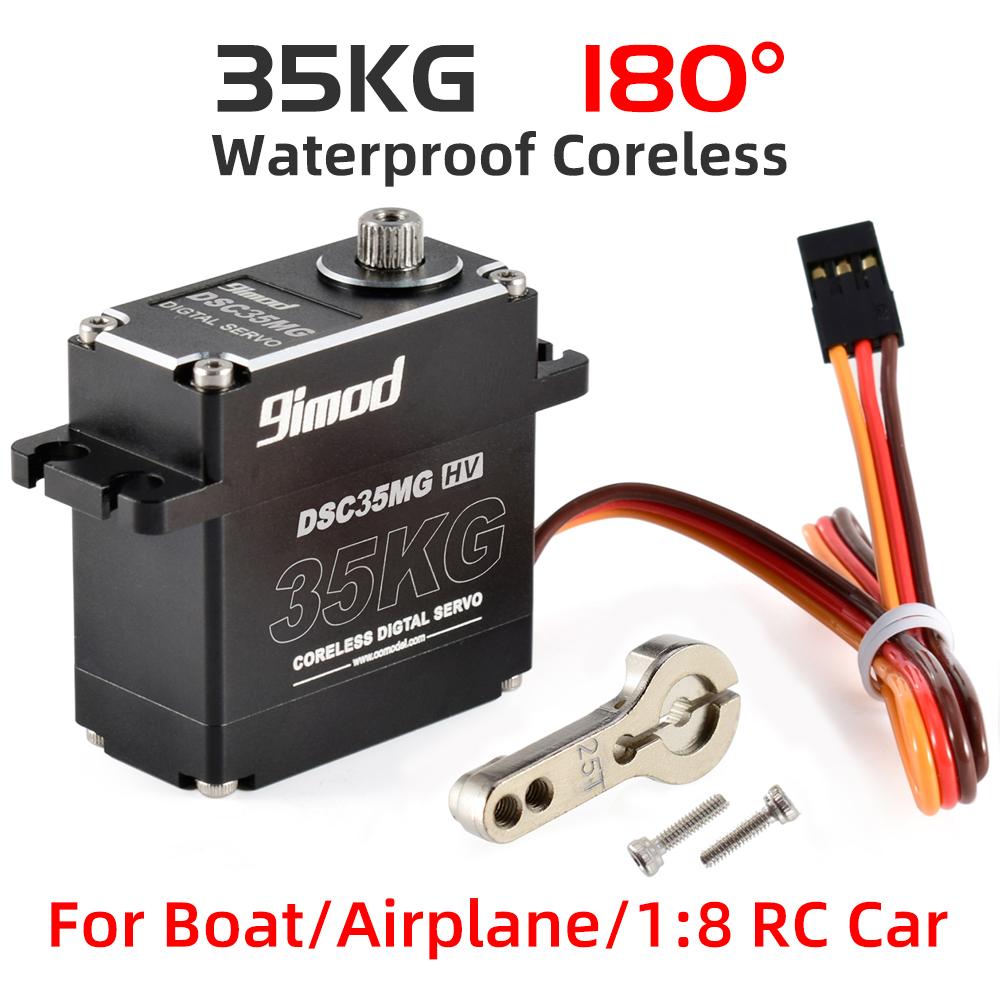 RC Servo 9imod Waterproof Brushless Coreless Servo 50KG 45KG 35KG 25KG Metal Gear Digital Servo for RC Model