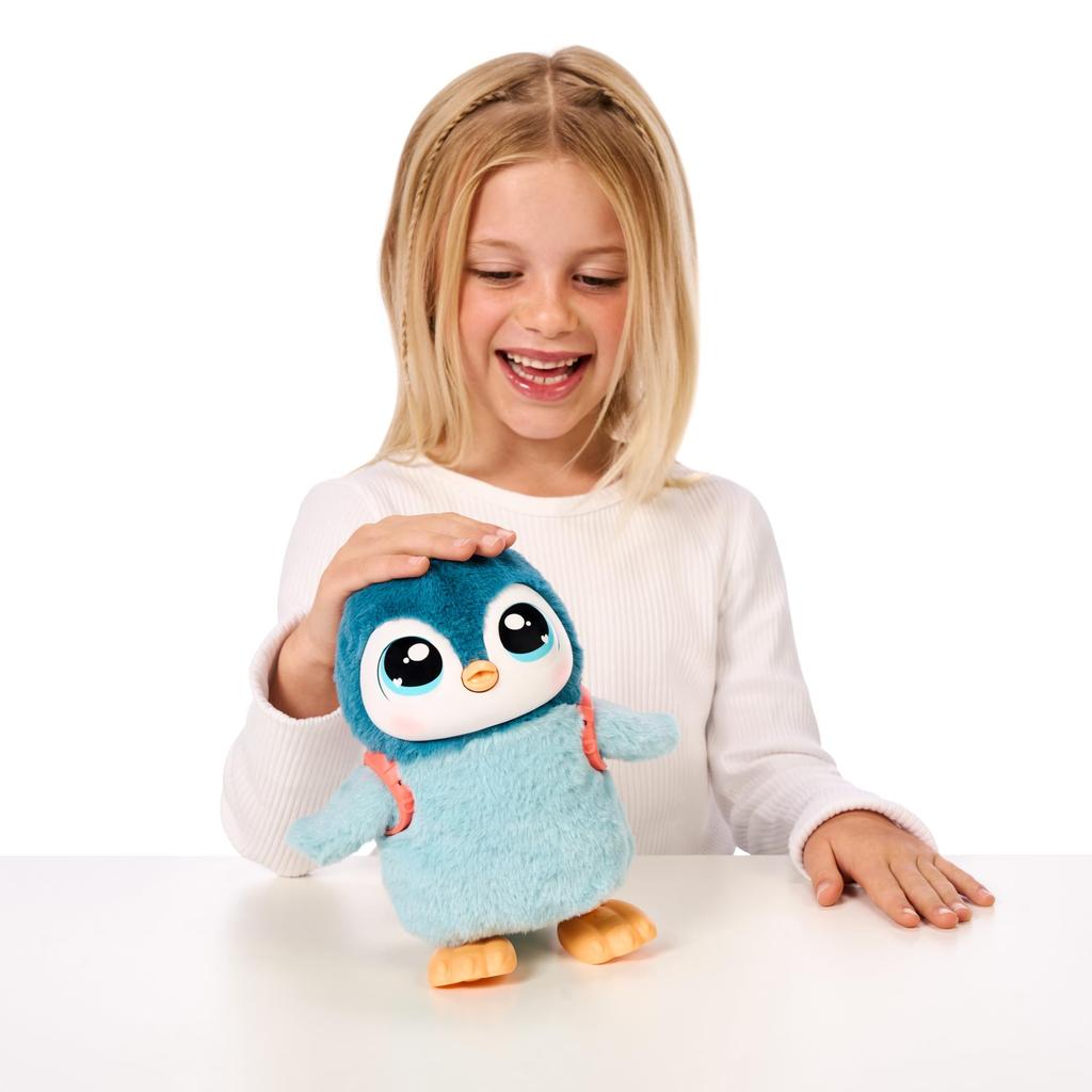 Little Live Pets My Walking Penguin Waddles Soft and Cuddly Interactive Toy Penguin That Dances and Flaps Sounds and Batteries for Kids Ages -