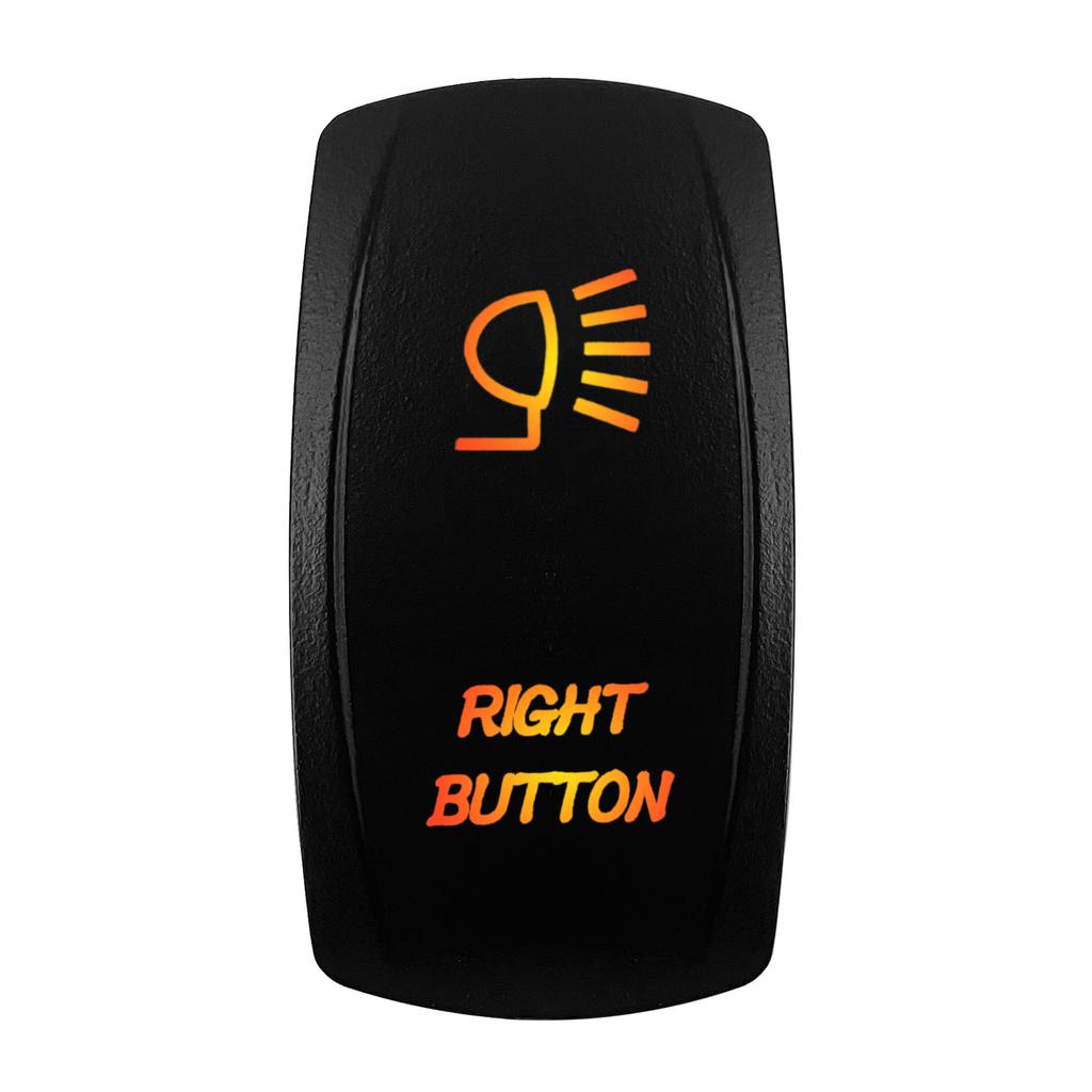 Comutator Basculant cu LED Portocaliu/Chihlimbar Bară Luminoasă LED Lumini Spot 5P/7Pini Pornit Oprit Pornit Pentru Mașină Barcă Camion PV Stil ARB Piese Auto Camper Comutatoare Baterie5