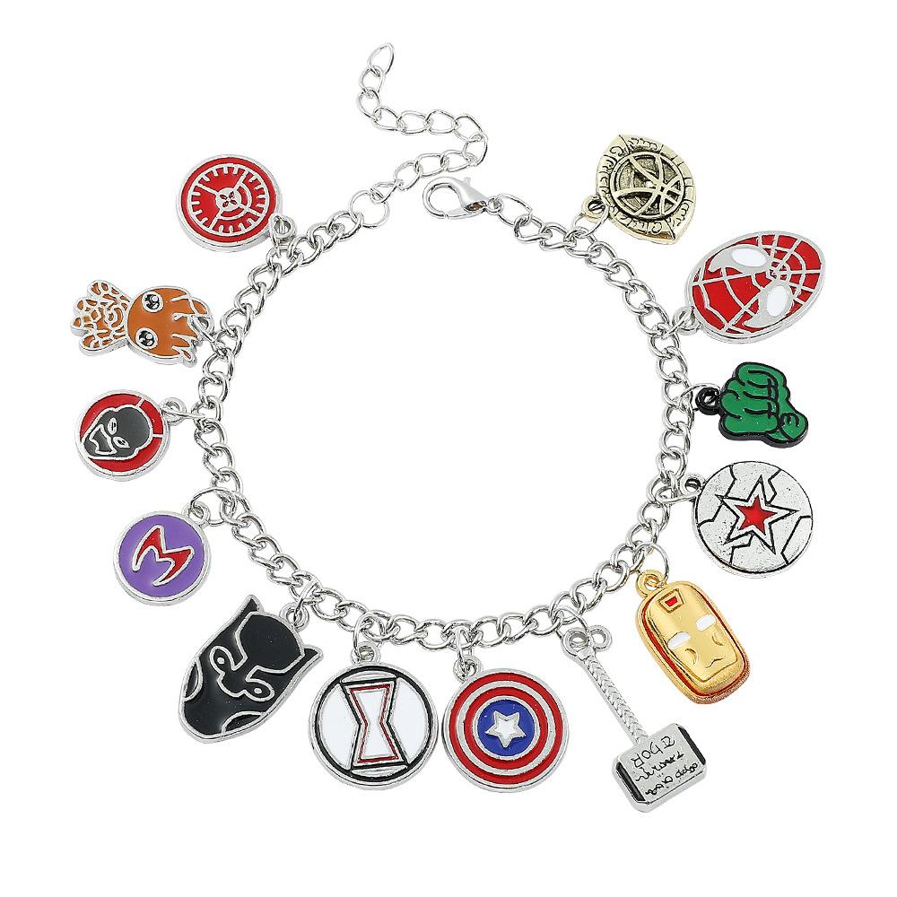 Halloween Anime Cartoon Theme Adjustable Superhero Character Bracelet Accessory